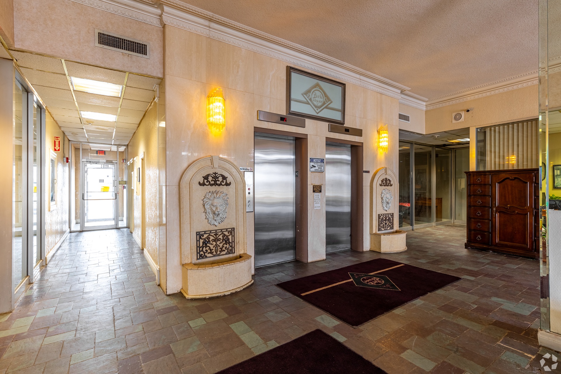 Park Tower Apartments exterior view in Lubbock Texas