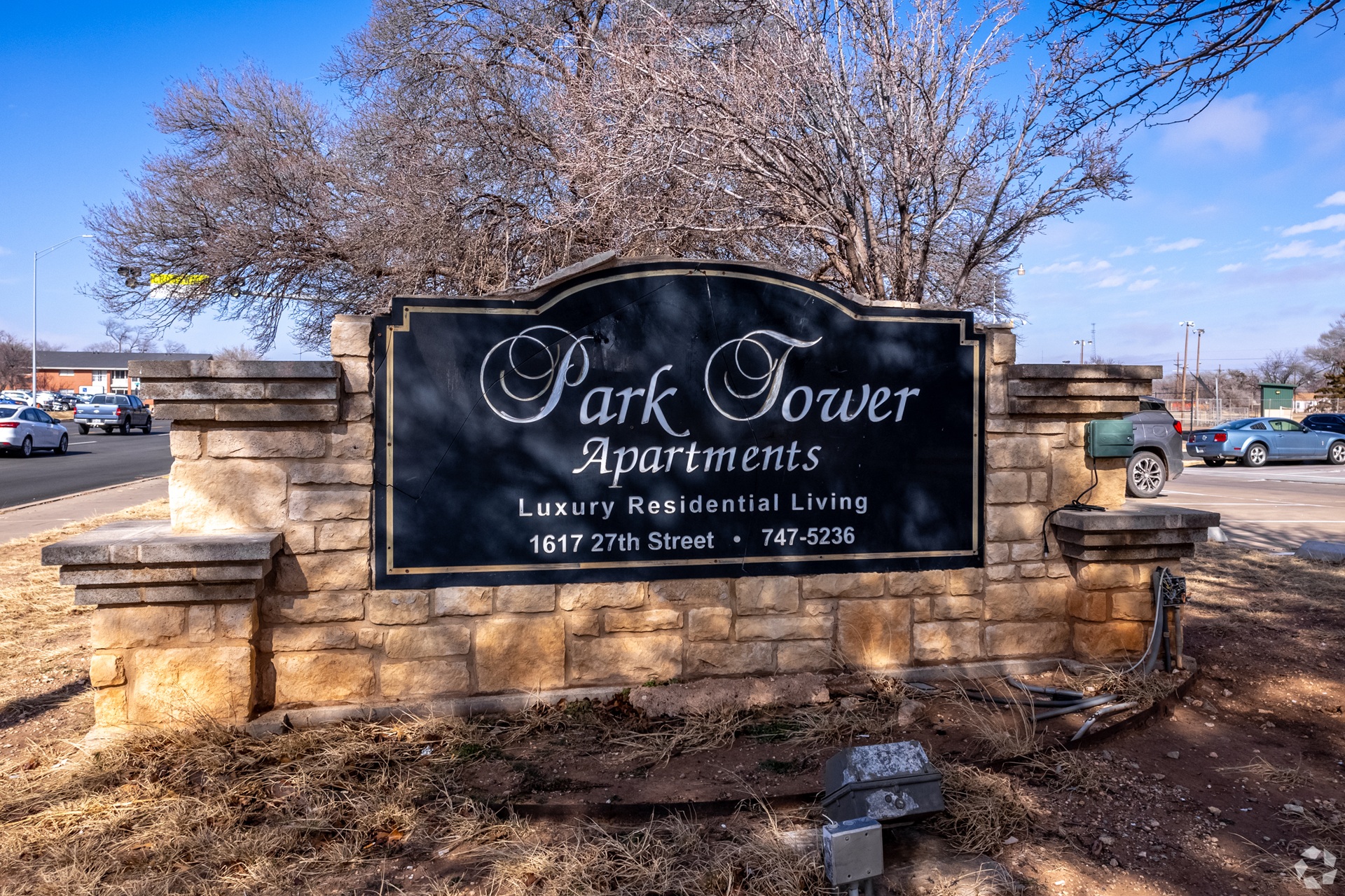 Park Tower Apartments common area in Lubbock Texas